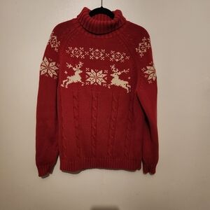 100% cotton Lands' end sweater size xl
